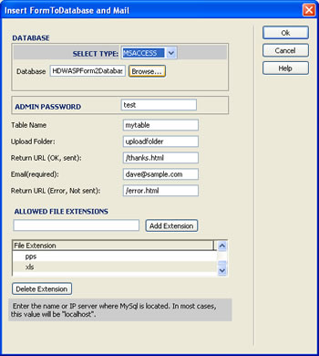 Asp Form to Database